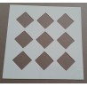 Pochoir carreau de ciment 1 - 15x15 cm -