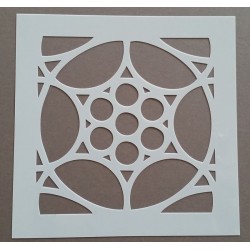 Pochoir carreau de ciment 1 - 15x15 cm -
