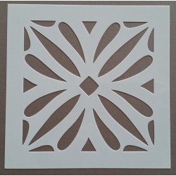 Pochoir carreau de ciment 1 - 15x15 cm -