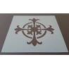 Pochoir carreau de ciment 1 - 15x15 cm -