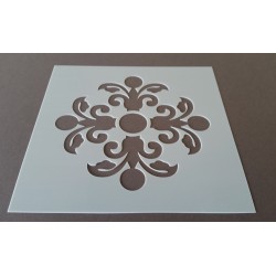 Pochoir carreau de ciment 1 - 15x15 cm -