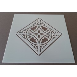 Pochoir carreau de ciment 1 - 15x15 cm -