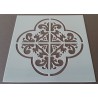 Pochoir carreau de ciment 1 - 15x15 cm -