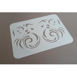 Grand pochoir motifs Aztèque - 48x48 cm