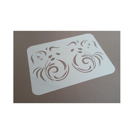 Grand pochoir motifs Aztèque - 48x48 cm Grand pochoir motifs Aztèque - 48x48 cm