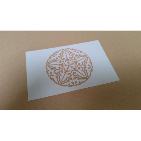 Pochoir Mini Mandala 7
