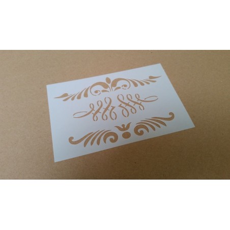Pochoir Mini Motif Baroque