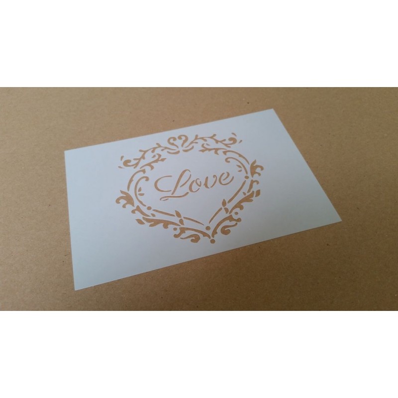 Pochoir Mini Love