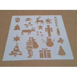 Pochoir decorations de Noël 1